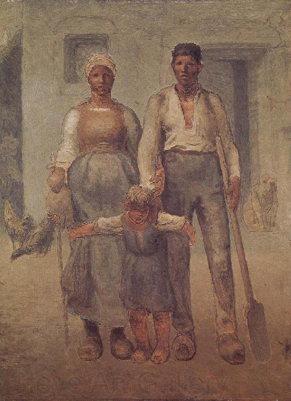 Jean Francois Millet Peasant family Spain oil painting art